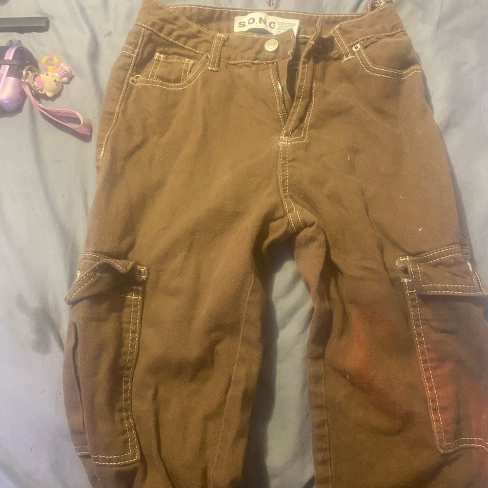 Brown Cargo Pants